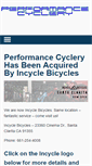 Mobile Screenshot of performancecyclery.com